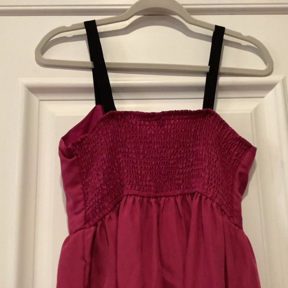 Xhilaration Dress Size Medium Pink Sleeveless Blue Color Block Y2K Fairy - Picture 5 of 16